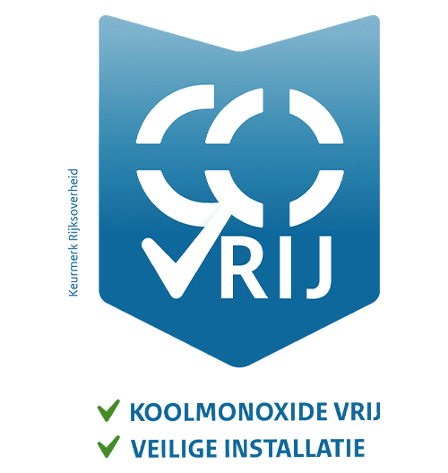 CO-vrij gecertificeerd — voorkom koolmonoxidevergiftiging